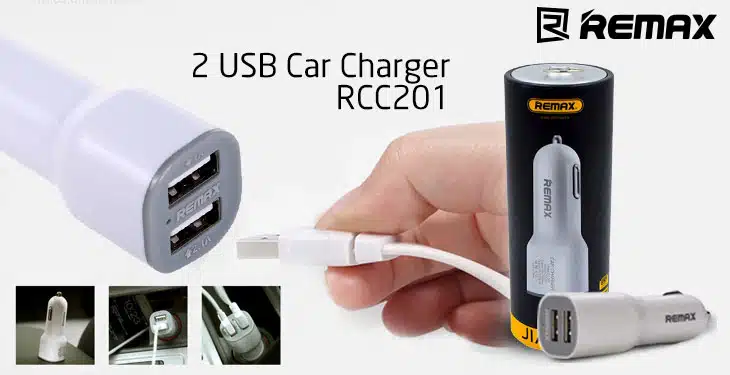 Remax Dual Port 2.1A Car Charger Rcc201 1 remax car charger