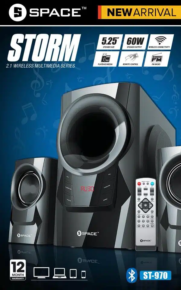 Storm 2.1 Wireless Multimedia Series St-970 2 STORM 2.1 wireless Multimedia system