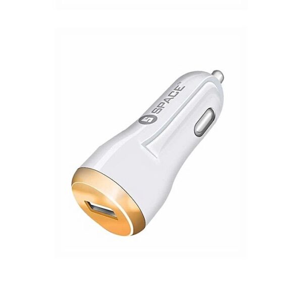 SPACE Adaptive Fast Car Charger 2.4A CC-170 with USB cable