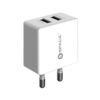Space Dual Port Wall Charger with Lightning Cable in Pakistan