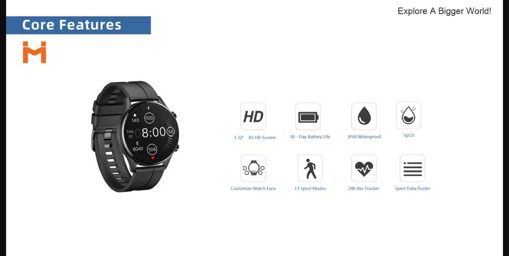 Imilab W12 Smart Watch Price In Pakistan 7 IMILAB W12 Smart Watch Price in Pakistan