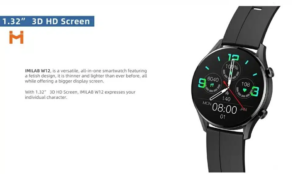 Imilab W12 Smart Watch Price In Pakistan 8 IMILAB W12 Smart Watch Price in Pakistan