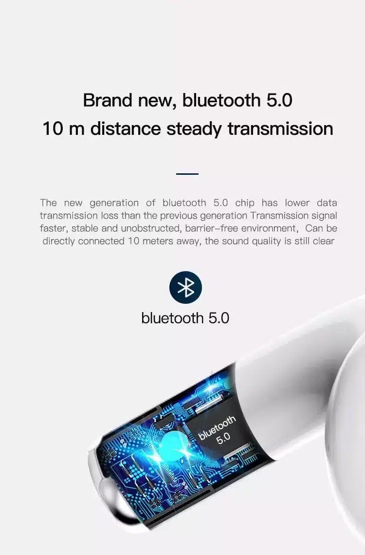 Faster T10 Tws Twin Pods Bluetooth Earbuds 11 faster airpods 7