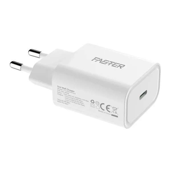 25W Pd Faster Eu Type-C Super Fast Charging 25W PD Faster EU Type-C Super Fast Charging