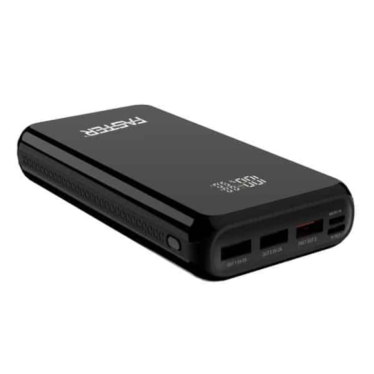 faster-pd-24w PD-20000mah-1 FASTER PD-24W Powerbank 20000 mAh PD+Qualcomm Charge 3.0 - additional view
