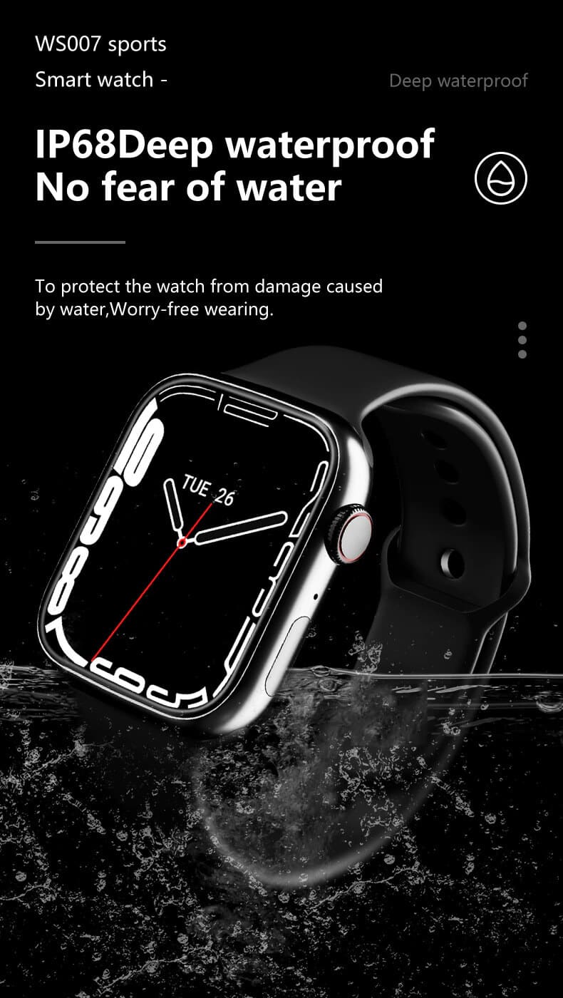 Ws007 Smartwatch 2.0Inch Wireless Charging Bluetooth Nfc Smartwatch 11 WS007 Smartwatch 2.0