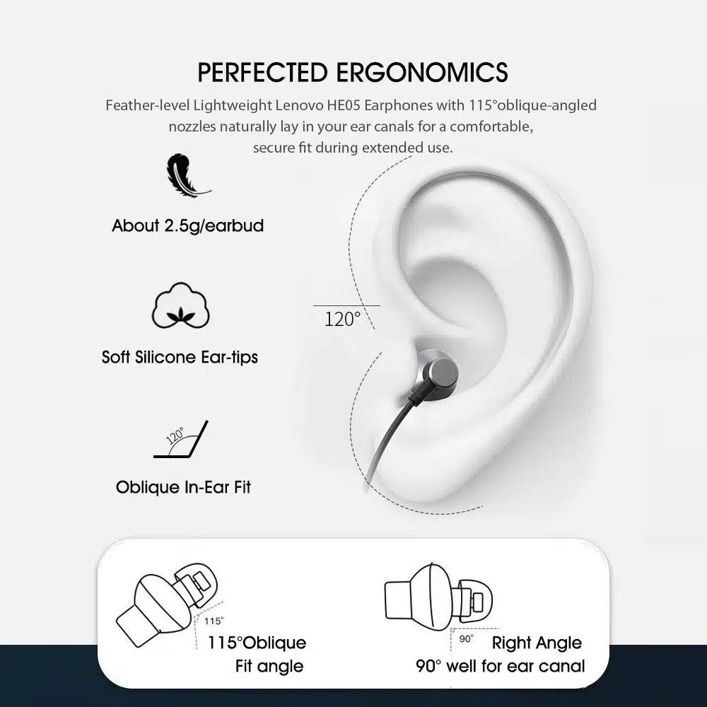 Lenovo He05 Sports Tws Wireless Headphone Earphone 4 Lenovo HE05 Sports TWS Wireless Headphone Earphone