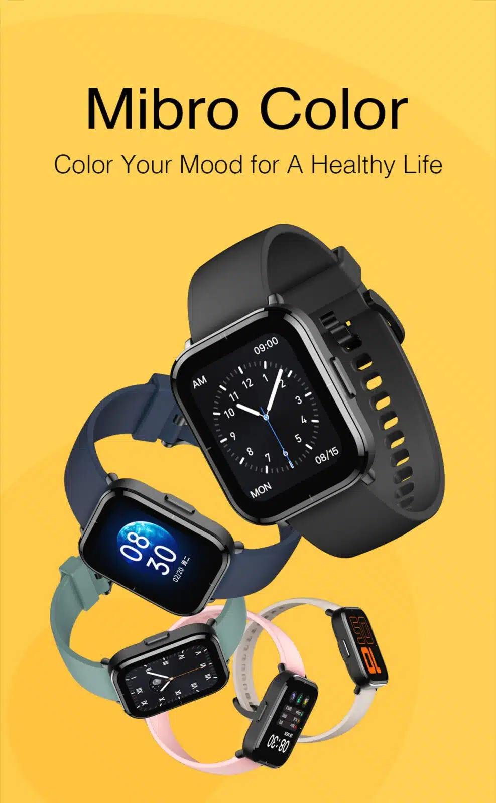 Mibro Color Smart Watch Hd Screen 2 Mibro- Color- Smart- Watch