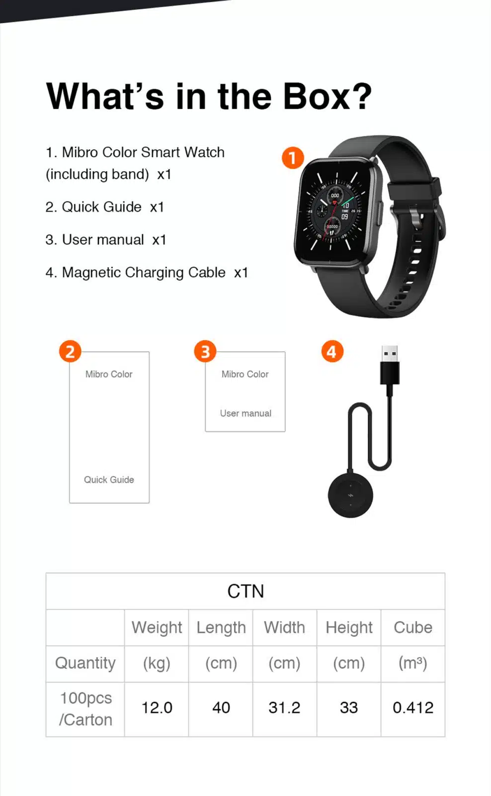 Mibro Color Smart Watch Hd Screen 13 mibro color desc 12