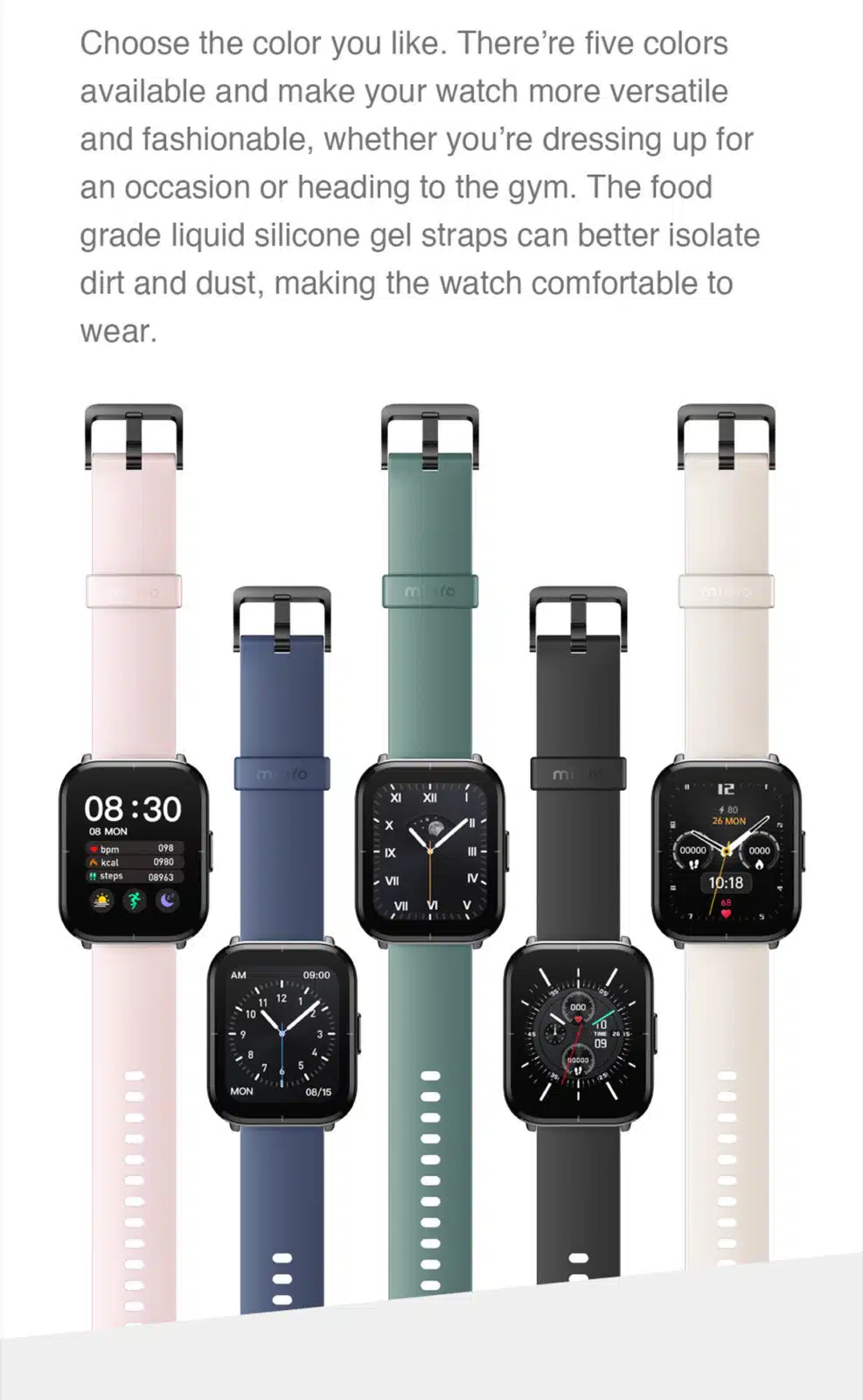 Mibro Color Smart Watch Hd Screen 4 Mibro- Color- Smart- Watch