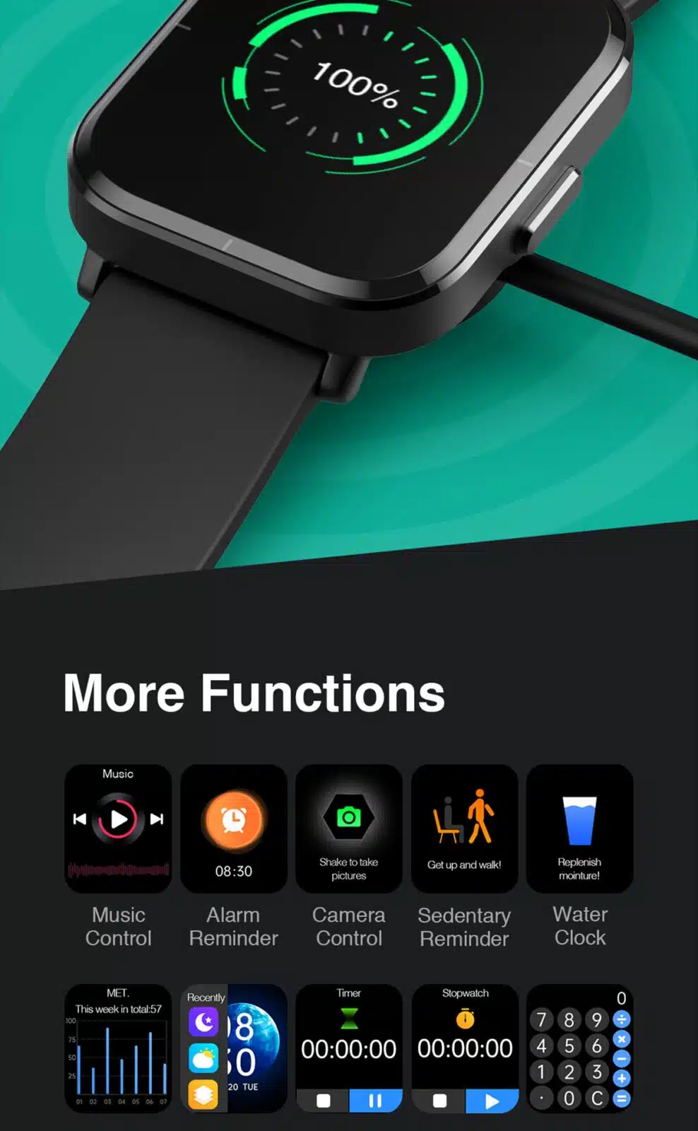 Mibro Color Smart Watch Hd Screen 10 Mibro- Color- Smart- Watch
