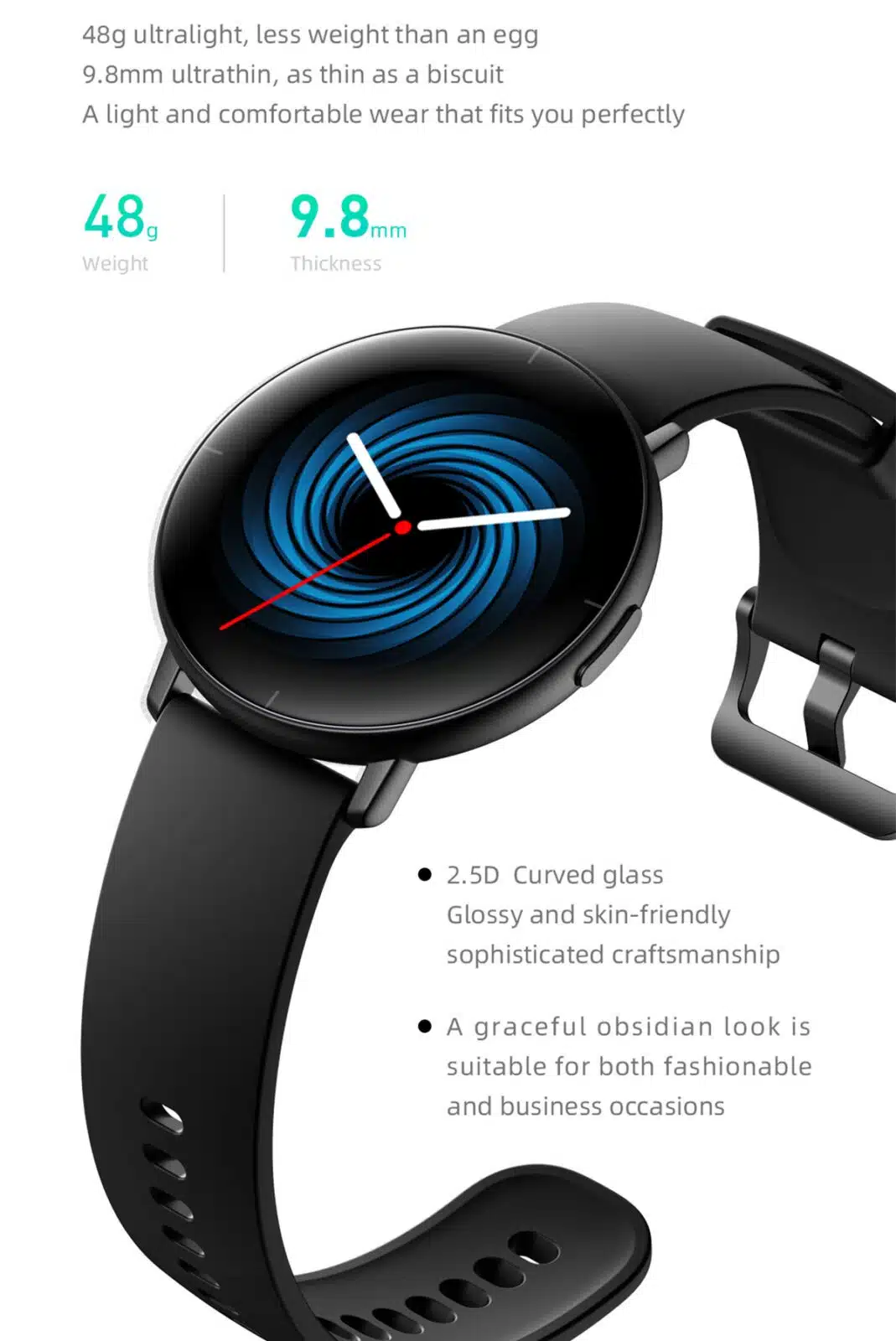 Mibro Lite Smart Watch Amoled Hd Screen Round 6 Mibro- Lite -Smart- Watch