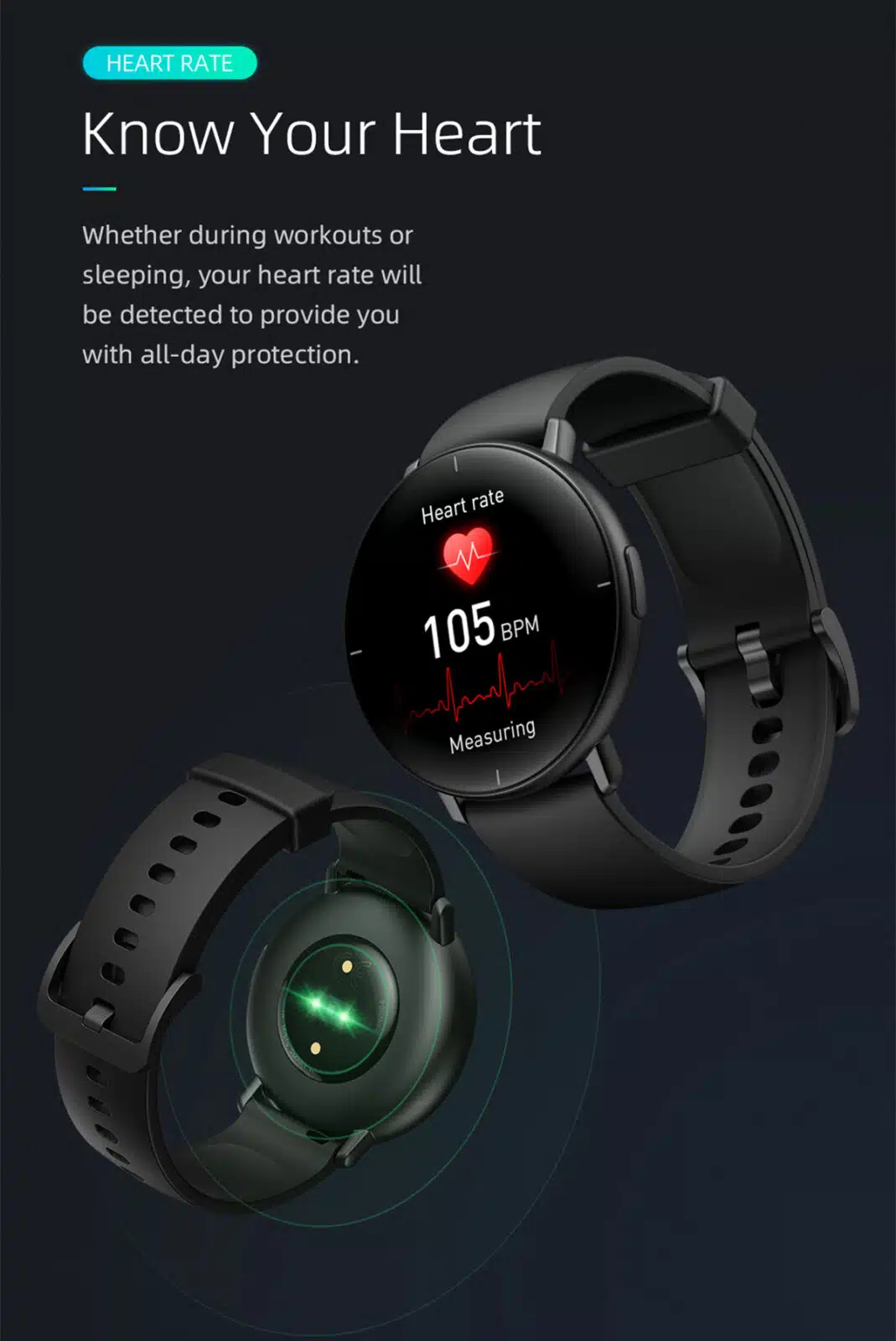 Mibro Lite Smart Watch Amoled Hd Screen Round 8 Mibro- Lite -Smart- Watch