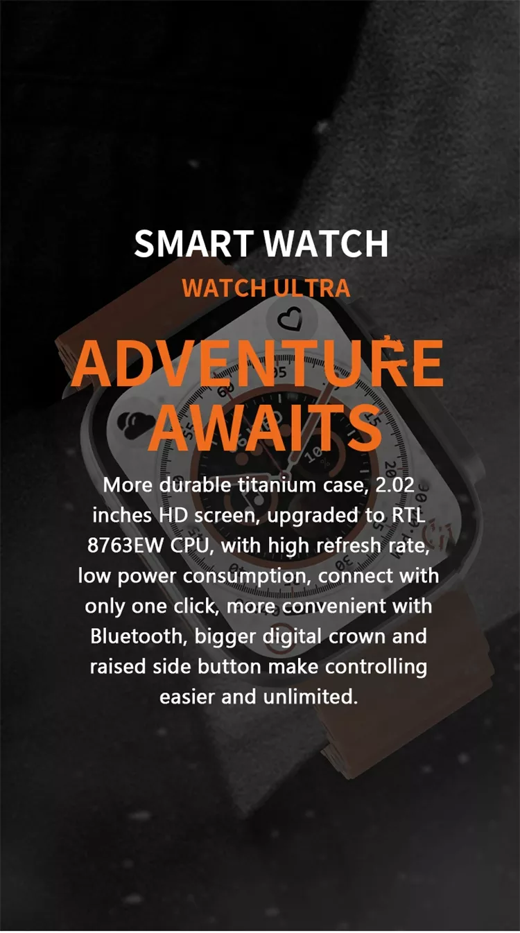 Hw8 Ultra Max Smart Watch Series 8 Nfc Bt Call 49Mm 3 hw8 ultra max 01