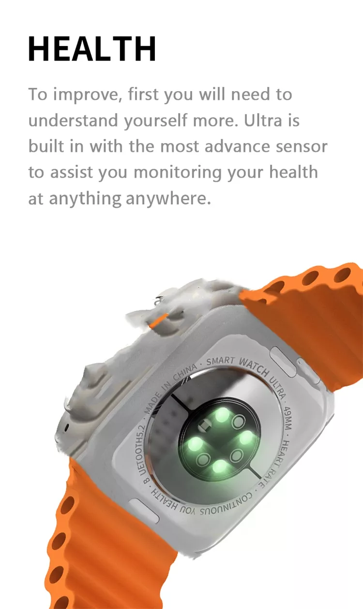 Hw8 Ultra Max Smart Watch Series 8 Nfc Bt Call 49Mm 8 hw8 ultra max 06