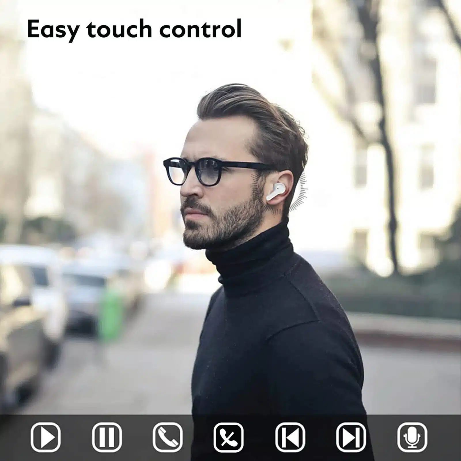 Faster Rb100 Tws Wireless Stereo Earbuds 4 FASTER -RB100 -TWS -Wireless- Stereo -Earbuds