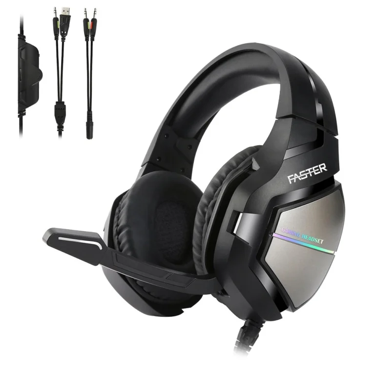 Faster Blubolt Bg-200 Surrounding Sound Gaming Headset With Noise Cancelling Microphone For Pc And Mobile FASTER Blubolt BG-200