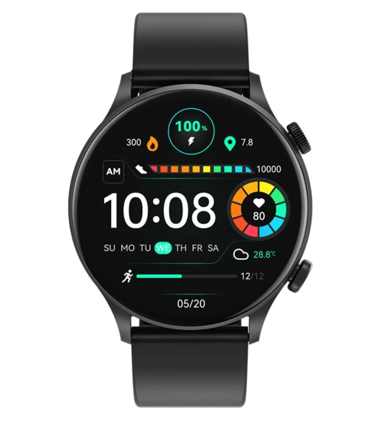 HAYLOU Solar Plus RT3 Bluetooth Calling Smart Watch - Mobile Geeks