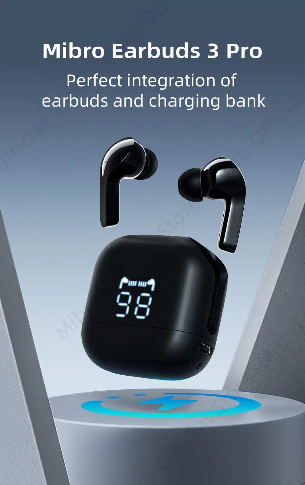 Mibro Earbuds 3 Pro Tws 2000Mah Reverse Charging Bluetooth 5.3 Sport Headphone 2 Mibro- Earbuds- 3- Pro- TWS- 2000mAh- Reverse -Charging -Bluetooth- 5.3 -Sport- Headphone