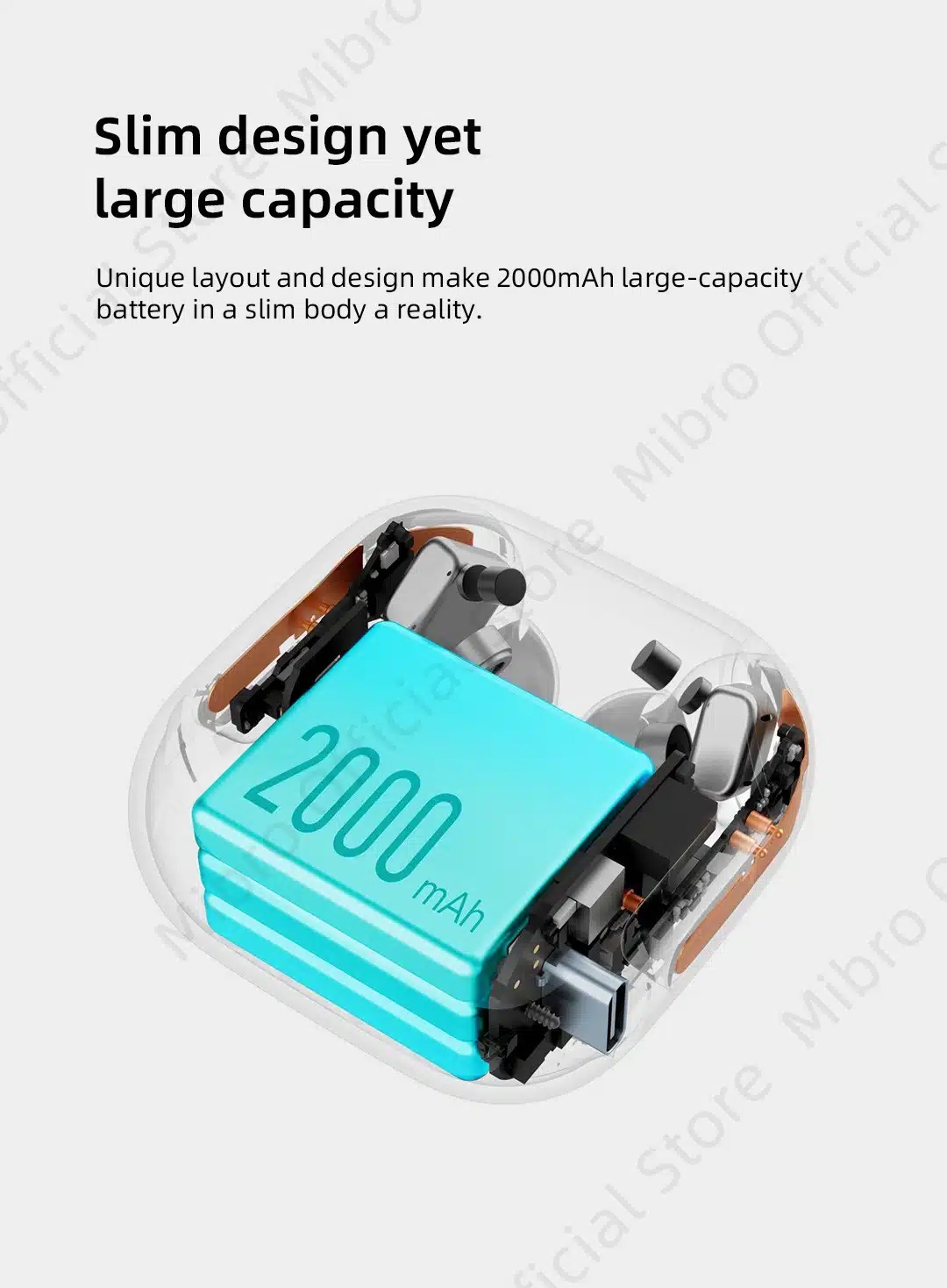 Mibro Earbuds 3 Pro Tws 2000Mah Reverse Charging Bluetooth 5.3 Sport Headphone 4 Mibro- Earbuds- 3- Pro- TWS- 2000mAh- Reverse -Charging -Bluetooth- 5.3 -Sport- Headphone