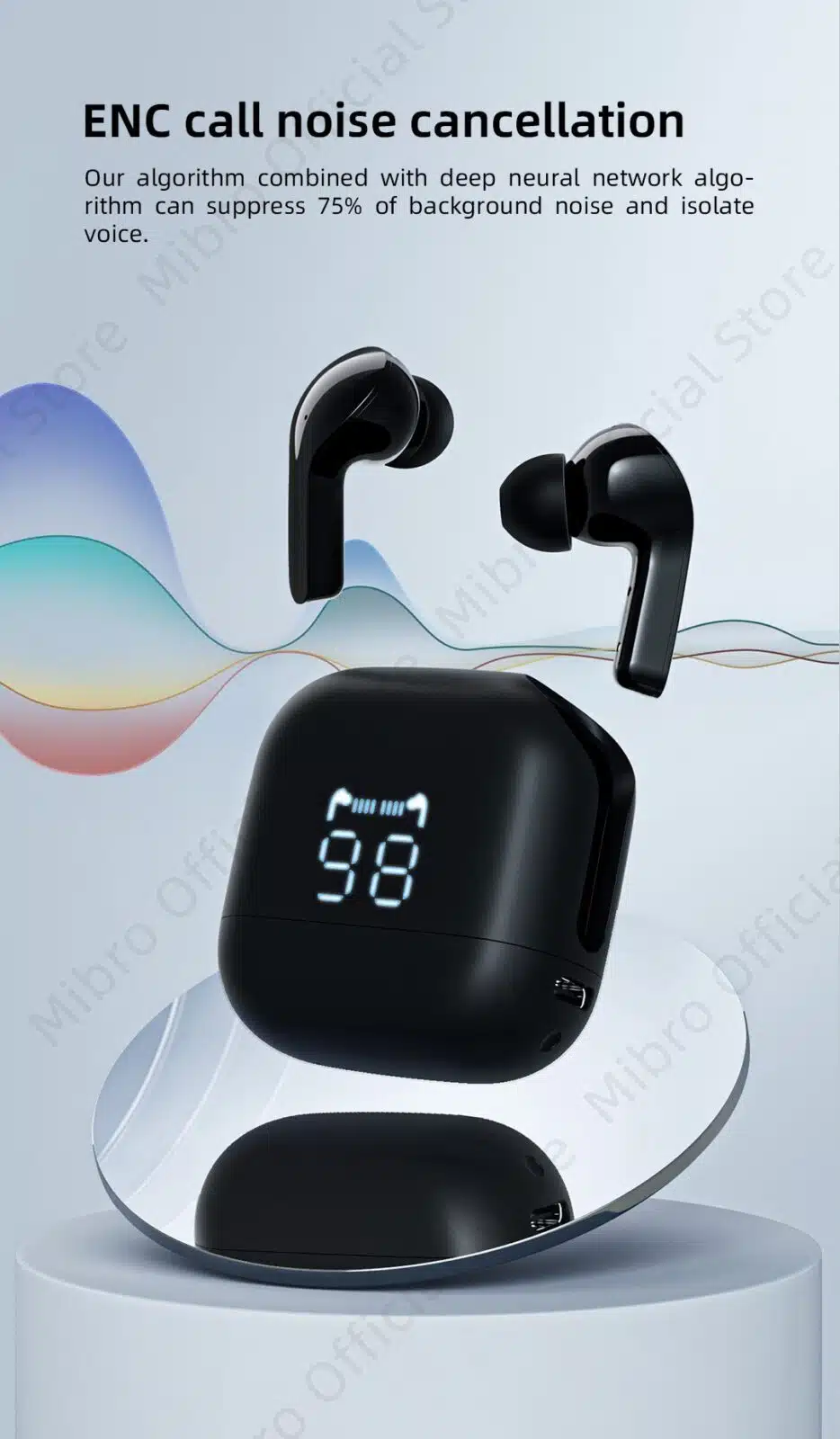 Mibro Earbuds 3 Pro Tws 2000Mah Reverse Charging Bluetooth 5.3 Sport Headphone 10 Mibro- Earbuds- 3- Pro- TWS- 2000mAh- Reverse -Charging -Bluetooth- 5.3 -Sport- Headphone