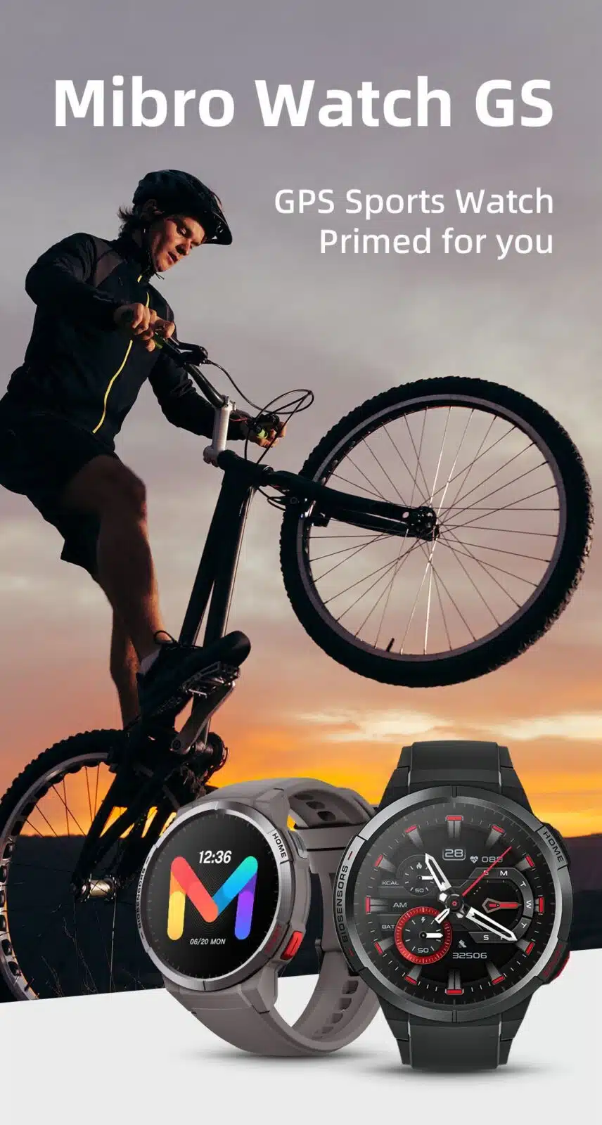 Mibro Gs Smartwatch Amoled Gps With Always On Display Price In Pakistan 2 Mibro -GS- Smartwatch- GPS- Positioning- 460mAh- Battery- AOD -1.43- Sport- Waterproof- Smart- Watch