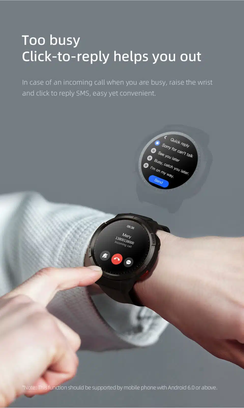 Mibro Gs Smartwatch Amoled Gps With Always On Display Price In Pakistan 13 Mibro -GS- Smartwatch- GPS- Positioning- 460mAh- Battery- AOD -1.43- Sport- Waterproof- Smart- Watch