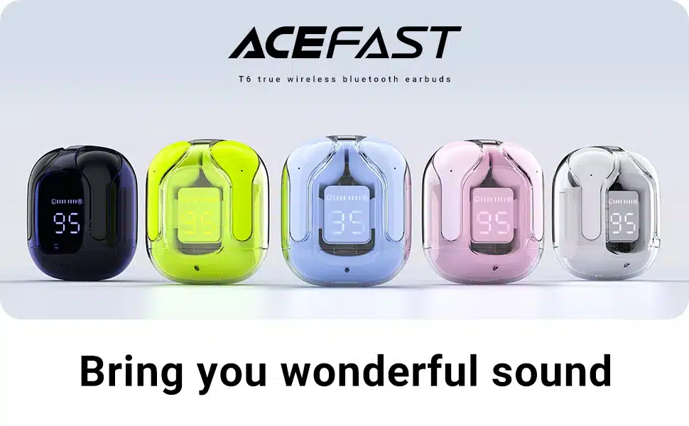Acefast Wireless Tws Headset T6 Enc Gaming Headsets Noise Reduction Headphones With Mic+Free Cap 2 Acefast- wirless -TWS- Headset- T6- ENC -gaming- headsets -noise- reduction- headphones- with- mic+free- cap