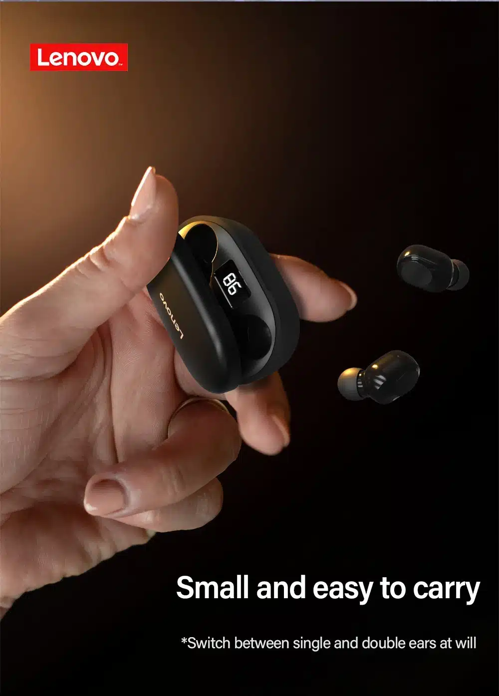 Lenovo Xt91 Tws Wireless Earbuds Gaming Headset Bass Noise Reduction Mic 13 Original -lenovo- xt91- tws -wireless- control- gaming- headset- bass- noise- reduction- mic