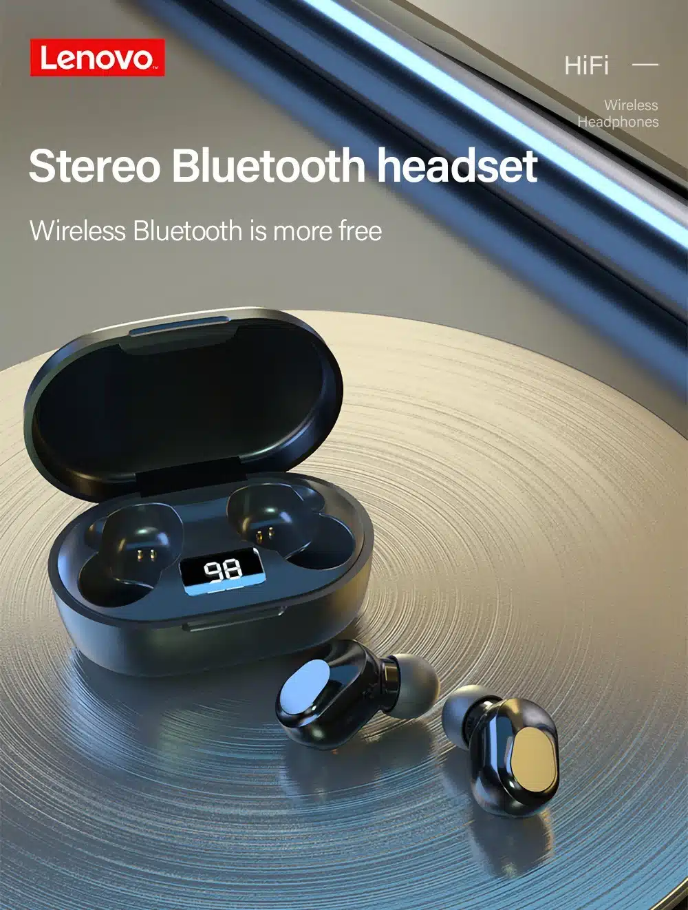 Lenovo Xt91 Tws Wireless Earbuds Gaming Headset Bass Noise Reduction Mic 3 Original -lenovo- xt91- tws -wireless- control- gaming- headset- bass- noise- reduction- mic
