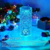 Crystal USB Romantic Rose Diamond Table Lamp with 16 color options