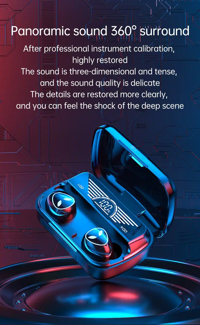 Original Tws M20 Wireless Bluetooth Earbuds Price In Pakistan 4 M20- headphones-tws -headset- wireless- bluetooth-compatible- headphones- led- display- with- microphone
