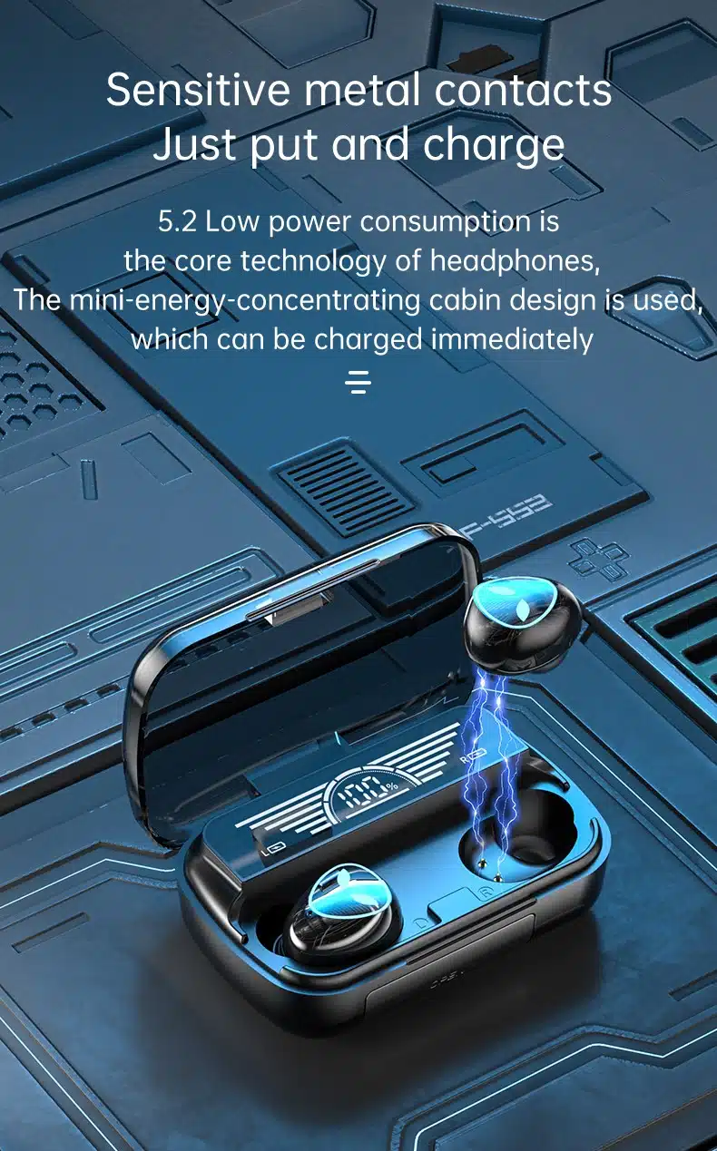 Original Tws M20 Wireless Bluetooth Earbuds Price In Pakistan 8 M20- headphones-tws -headset- wireless- bluetooth-compatible- headphones- led- display- with- microphone