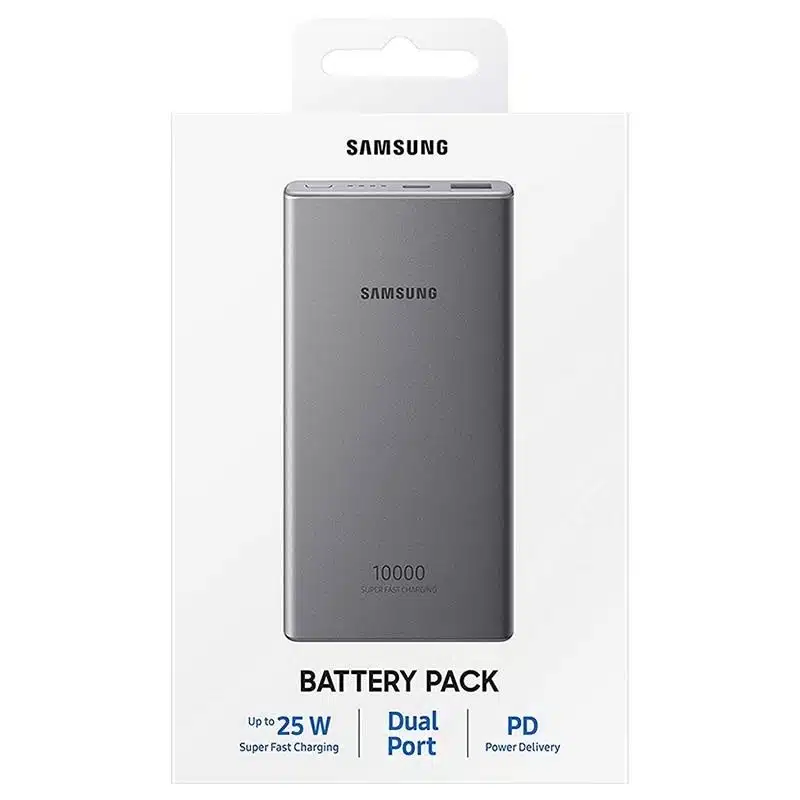 Samsung-10000Mah-Power-Bank-Eb-P3300Xjegeu-25W-Dark-Grey Samsung 25w Super Fast charging Power bank