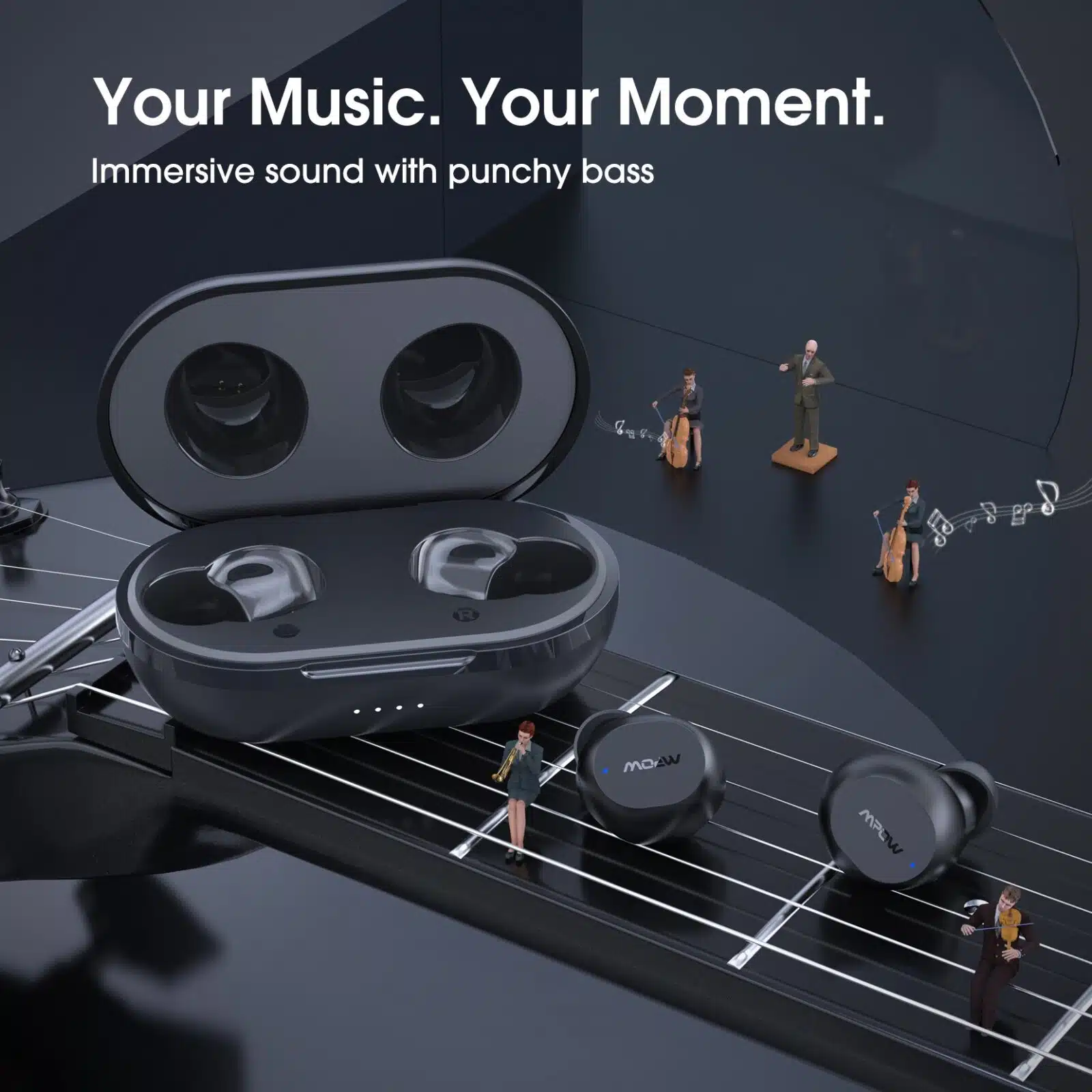 Mpow M12 Wireless Earbuds With Wireless Charging Case Waterproof Tws Earbuds 2 Mpow- M12 -Wireless- Earbuds -with- Wireless -Charging- Case -Waterproof -TWS- Earbuds