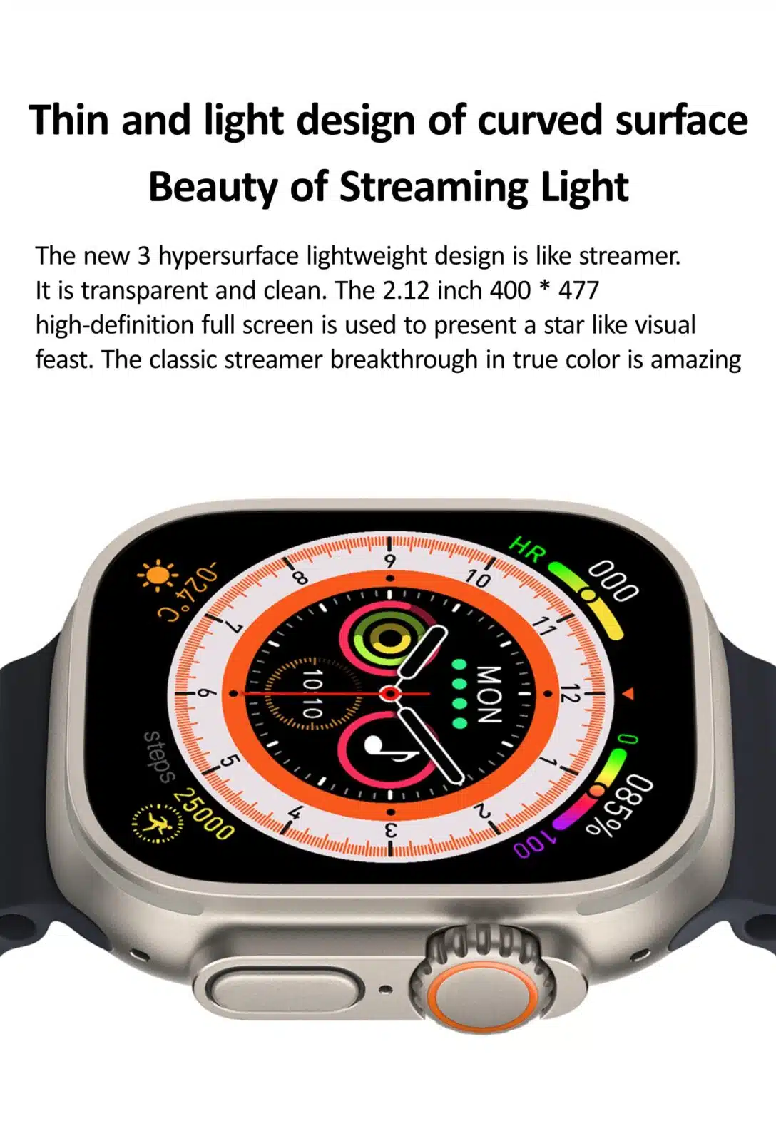 Hk8 Pro Smart Watch Series 8 49Mm 2.12 Inch Hd Screen Bluetooth Call Nfc 11 2023- latest- smart- watch- Huawei- HK8 -Pro- Smart- Watch -Series- 8- Max- Ultra- 49mm- HD