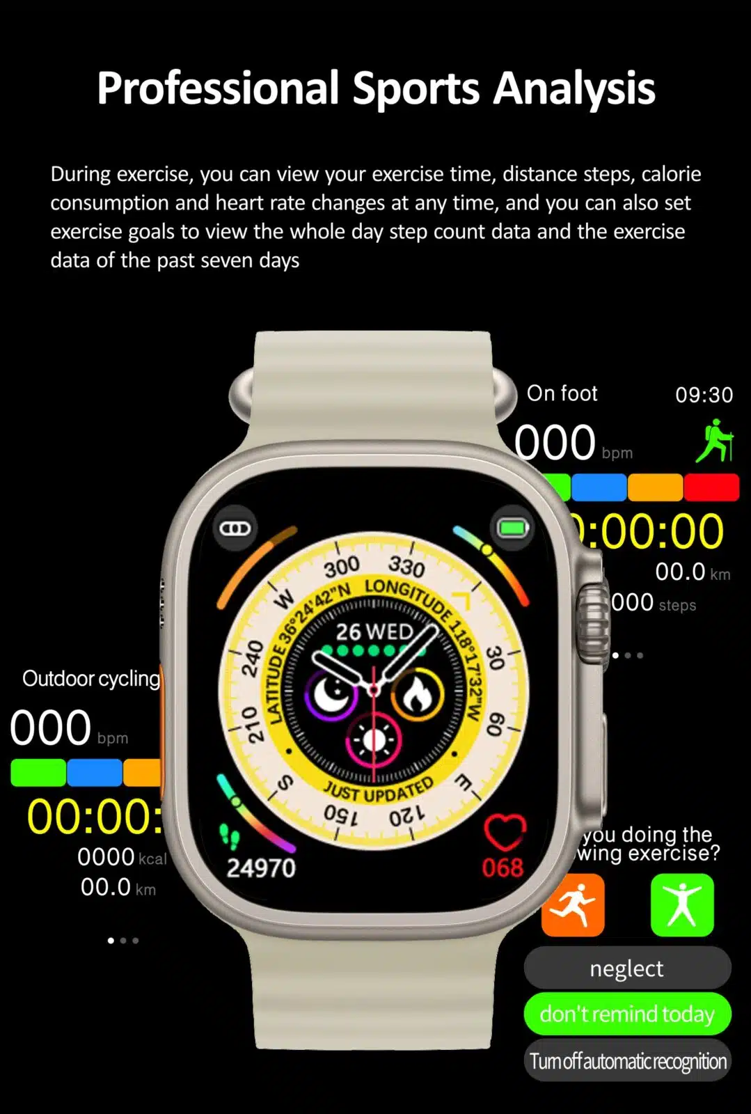 Hk8 Pro Smart Watch Series 8 49Mm 2.12 Inch Hd Screen Bluetooth Call Nfc 18 2023- latest- smart- watch- Huawei- HK8 -Pro- Smart- Watch -Series- 8- Max- Ultra- 49mm- HD