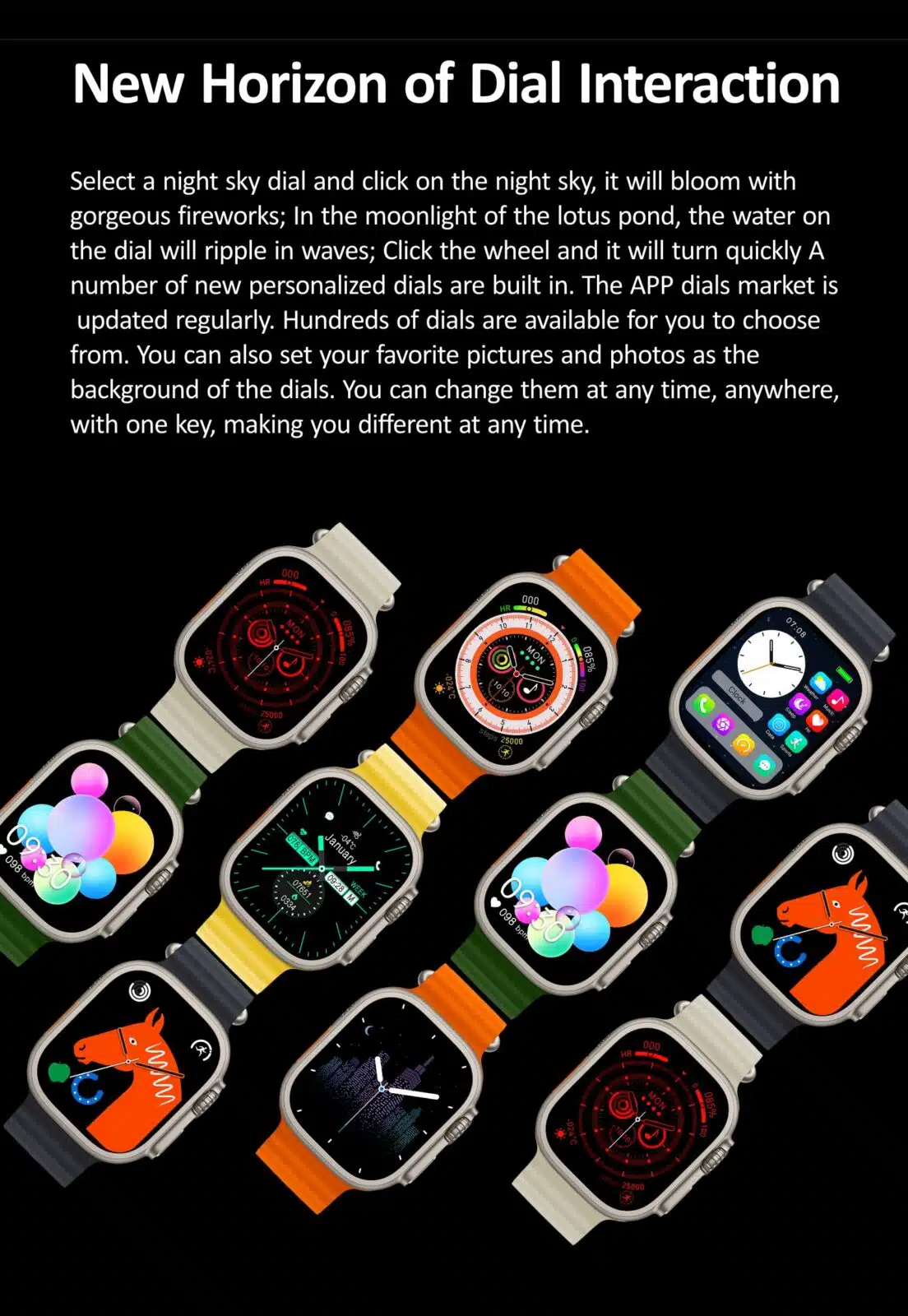 Hk8 Pro Smart Watch Series 8 49Mm 2.12 Inch Hd Screen Bluetooth Call Nfc 19 2023- latest- smart- watch- Huawei- HK8 -Pro- Smart- Watch -Series- 8- Max- Ultra- 49mm- HD