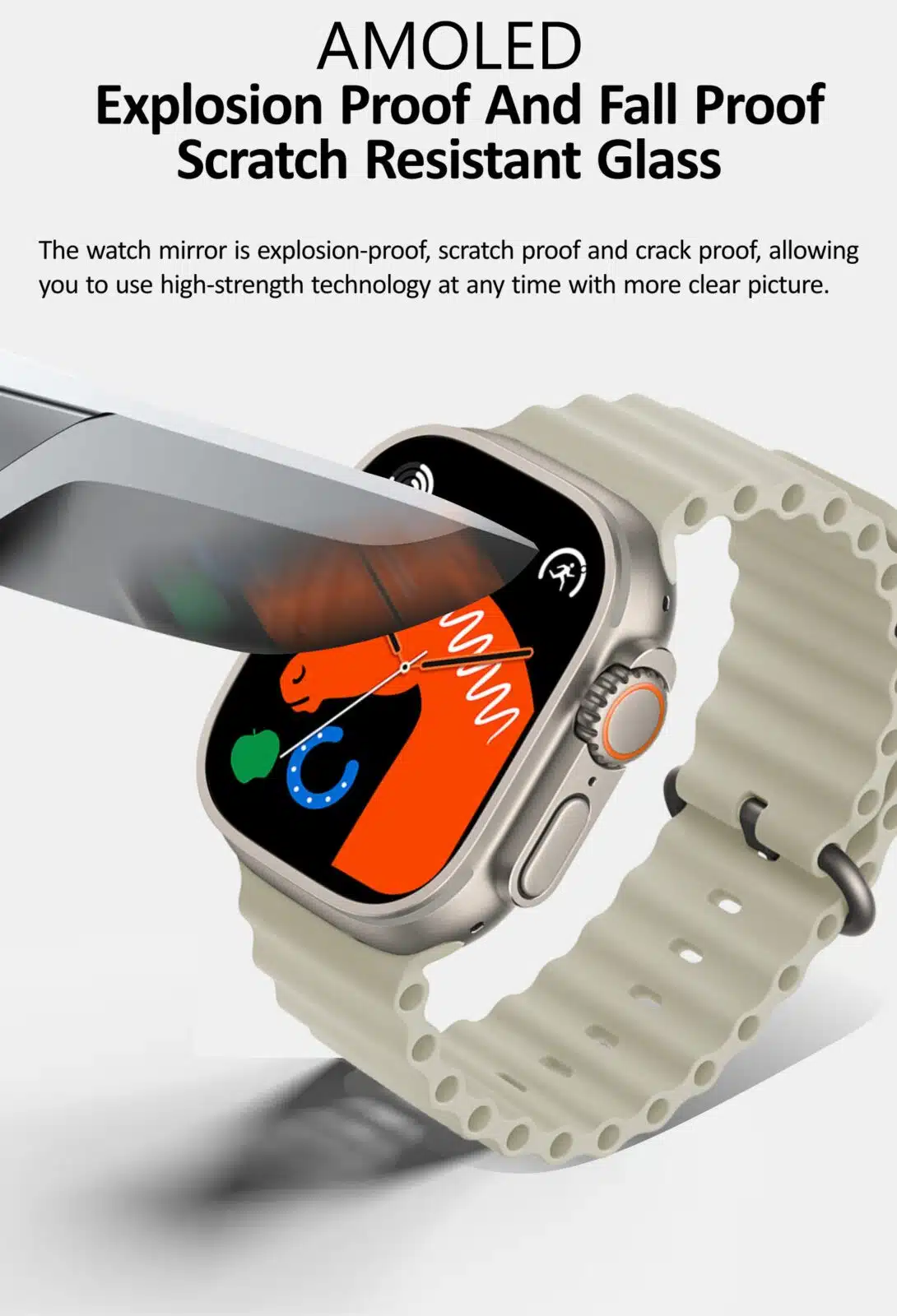 Hk8 Pro Smart Watch Series 8 49Mm 2.12 Inch Hd Screen Bluetooth Call Nfc 5 2023- latest- smart- watch- Huawei- HK8 -Pro- Smart- Watch -Series- 8- Max- Ultra- 49mm- HD