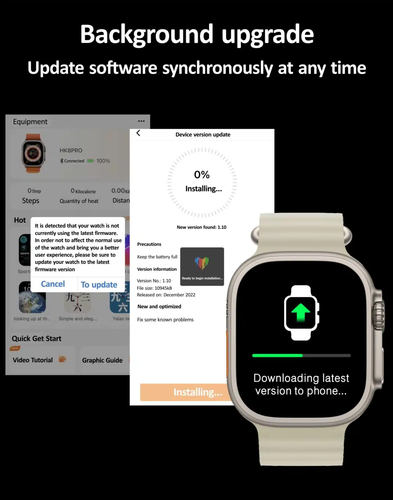 Hk8 Pro Smart Watch Series 8 49Mm 2.12 Inch Hd Screen Bluetooth Call Nfc 6 2023- latest- smart- watch- Huawei- HK8 -Pro- Smart- Watch -Series- 8- Max- Ultra- 49mm- HD