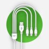 3 in 1 Data Cable Type C Android and IOS Fast Charging