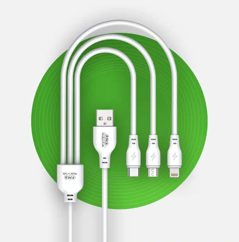 3 In 1 Data Cable Type C, Android And Ios Fast Charging (Amb) 1 AMB-3-in-1-Cable-1