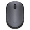 Logitech M171 Wireless Mouse in grey and black