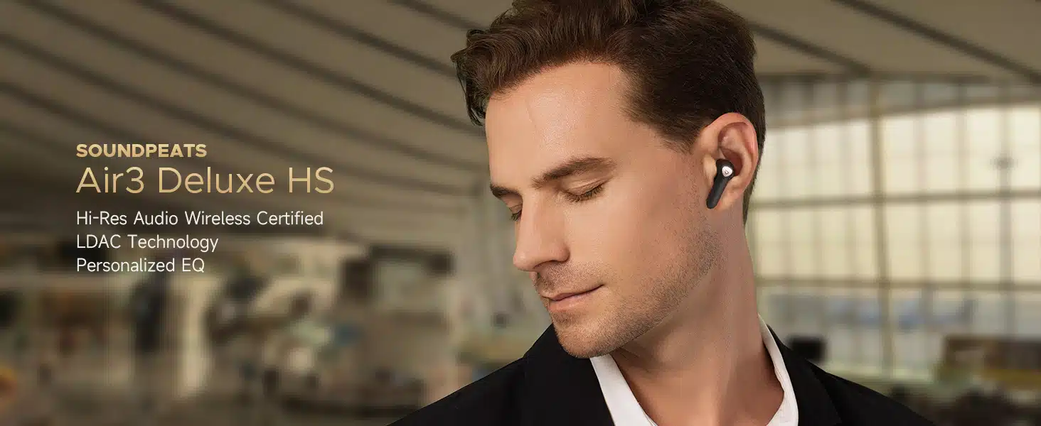 Soundpeats Air3 Deluxe Hs Bluetooth Wireless Earbuds 5.2 Hi-Res Audio &Amp; 14.2Mm Driver 2 soundpeats-aie3-deluxe-01