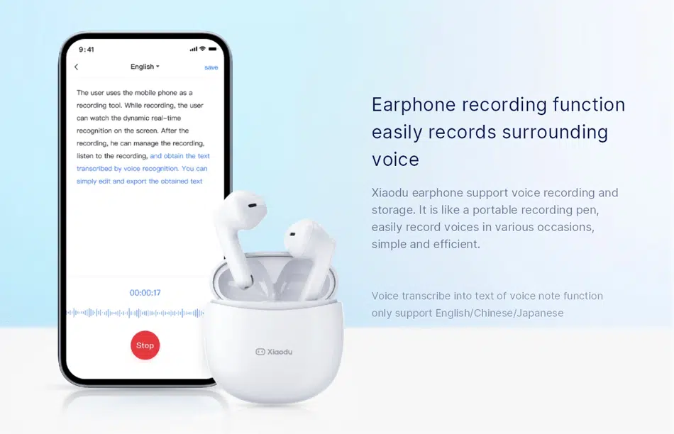 Xiaodu Du Smart Buds Tws Earbuds Wireless Bluetooth 16H Battery Life 6 xiaodu-smart-buds-tws-earphone-wireless-06-min
