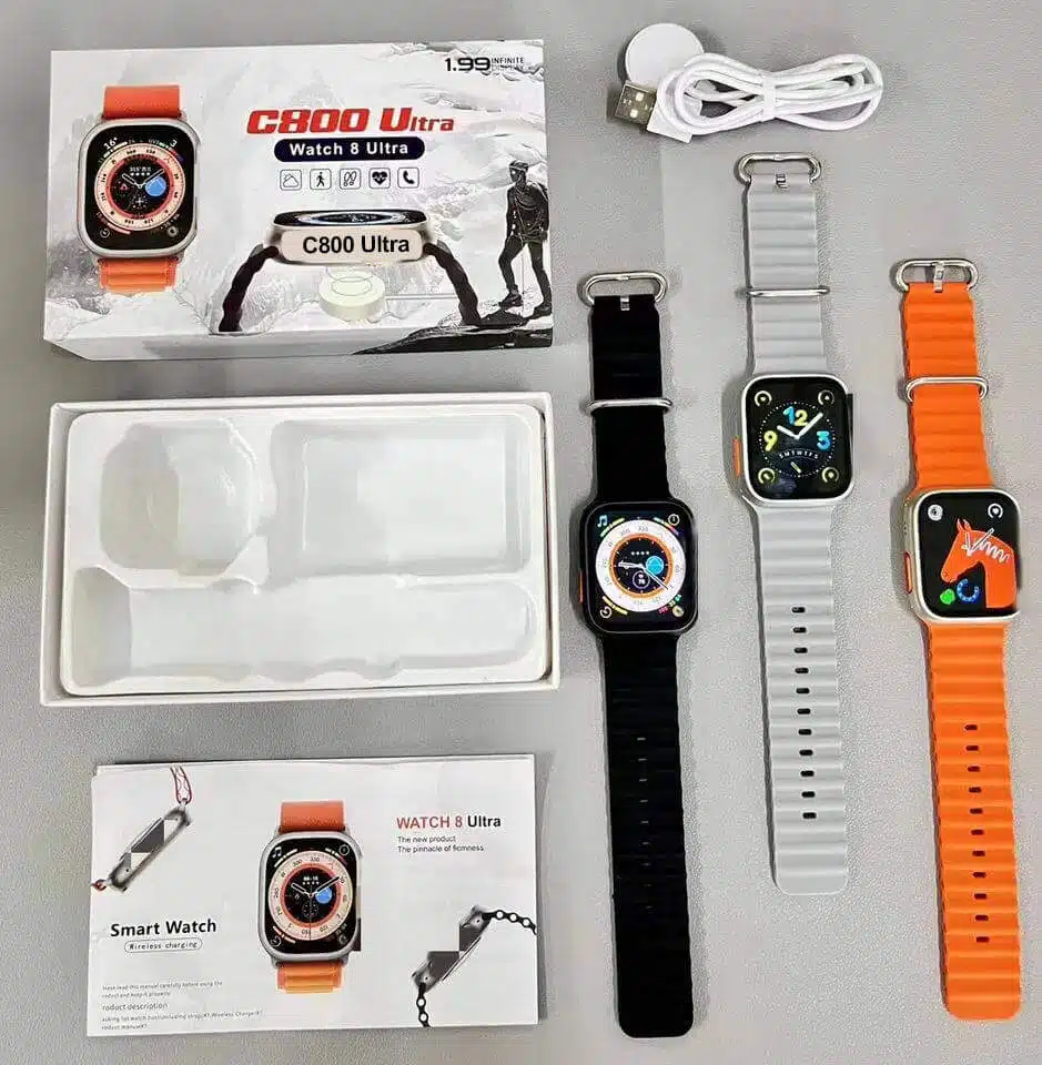 C800 Ultra Series 8 Nfc Smartwatch Wireless Charge Bluetooth Call Fitness Bracelet 3 C800 Ultra Series 8 NFC-2