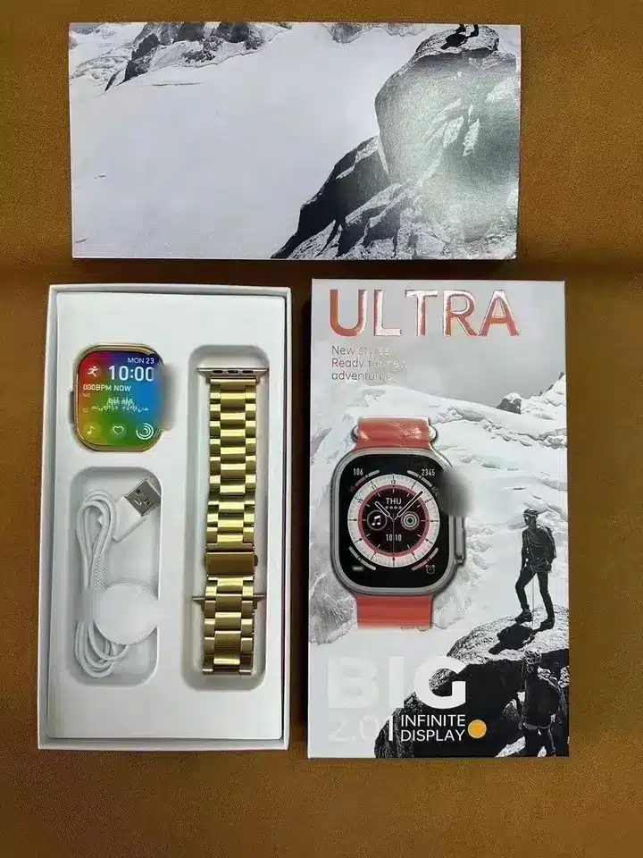 H9 Smart Watch Series 8 Ultra 49Mm Luxury Gold Steel Men Smartwatch 5 H9 Smart Watch 49mm Luxury Gold Steel Men Smartwatch-2