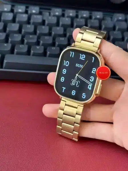 H9 Smart Watch 49mm Luxury Gold Steel Men Smartwatch-3