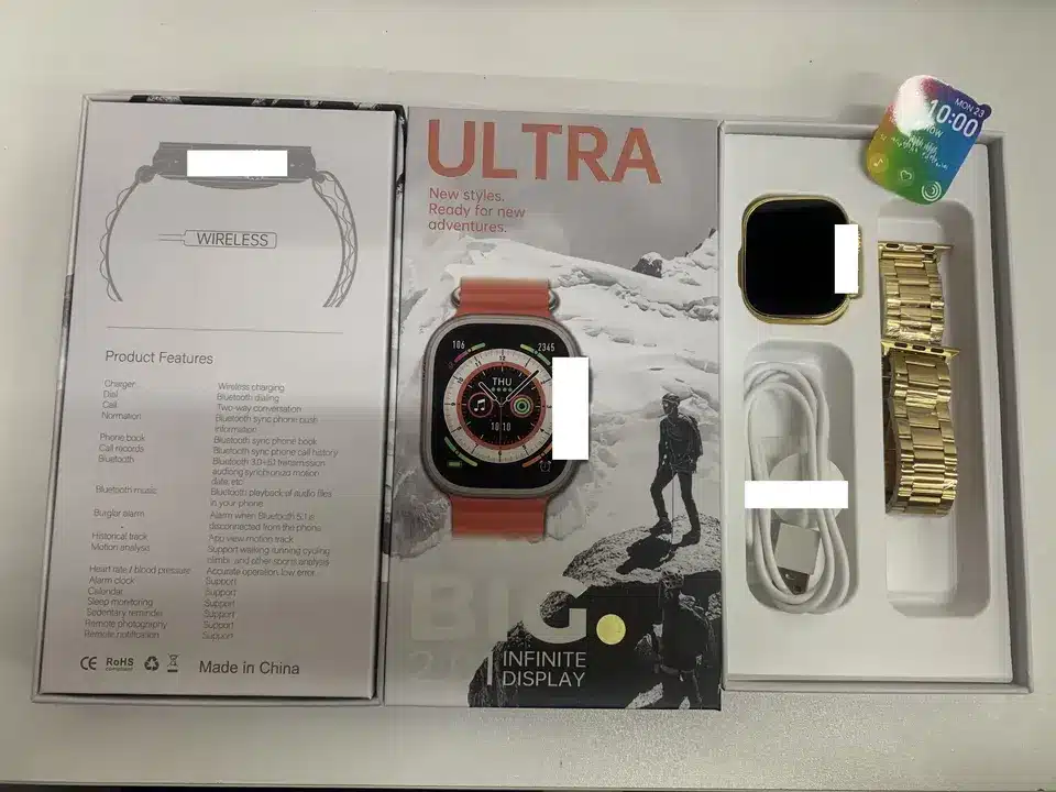 H9 Smart Watch Series 8 Ultra 49Mm Luxury Gold Steel Men Smartwatch 4 H9 Smart Watch 49mm Luxury Gold Steel Men Smartwatch-4