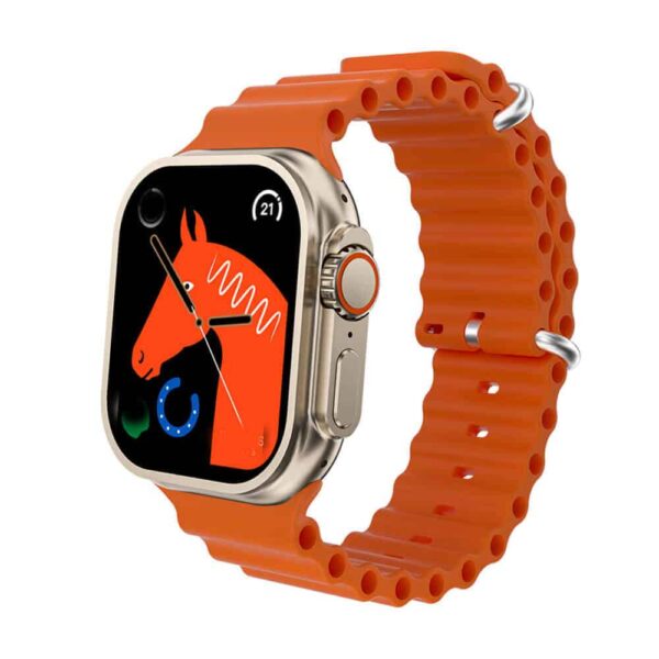 Smart-Watch-Ultra-C800-Series-8-NFC-men-Smartwatch-Wireless-Charge-Bluetooth-Call-Men-Women-Fitness-orange